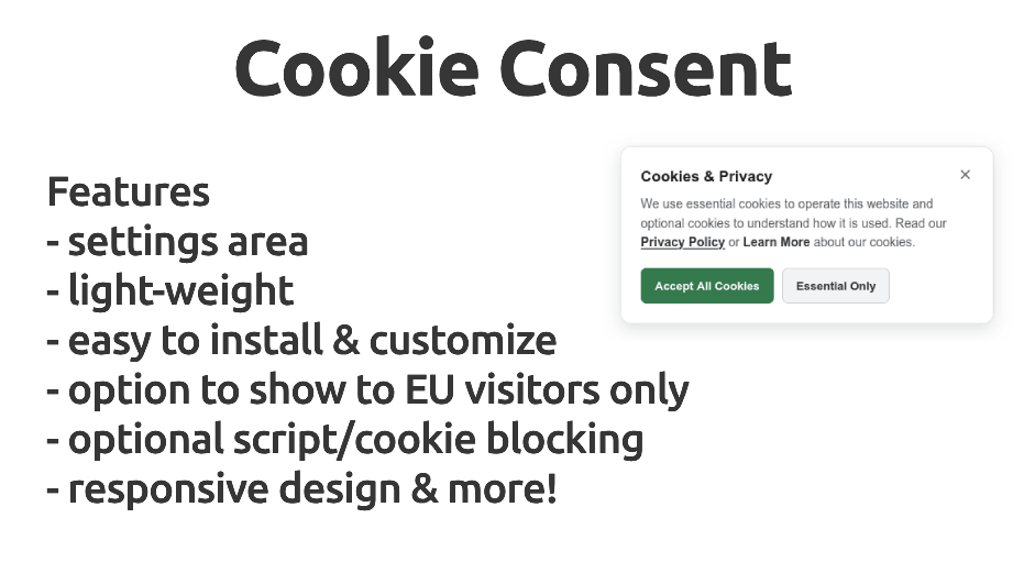 Cookie Consent Script
