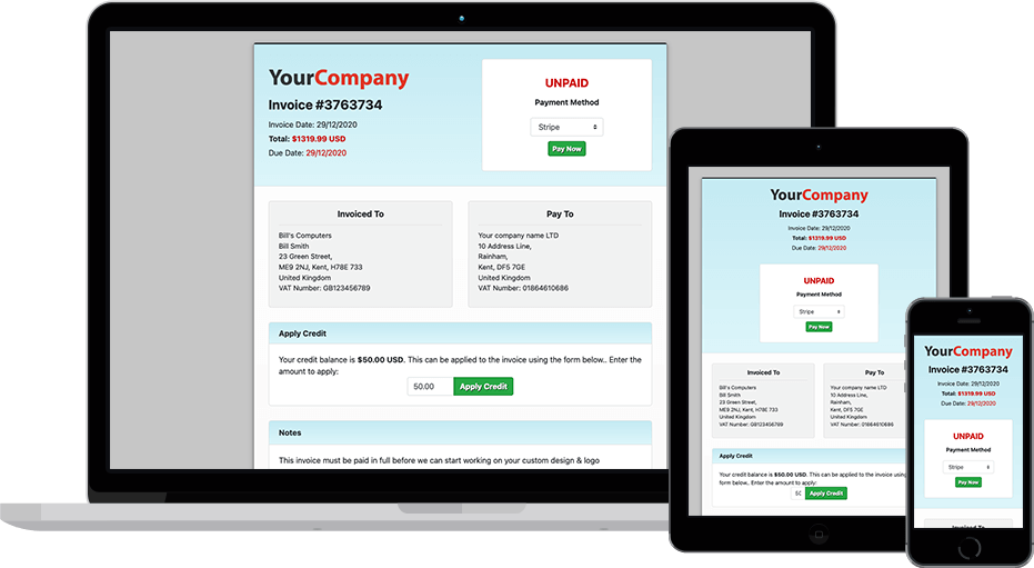 Responsive WHMCS modules