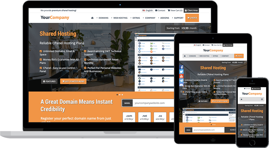 Responsive WizardPanel WordPress framework