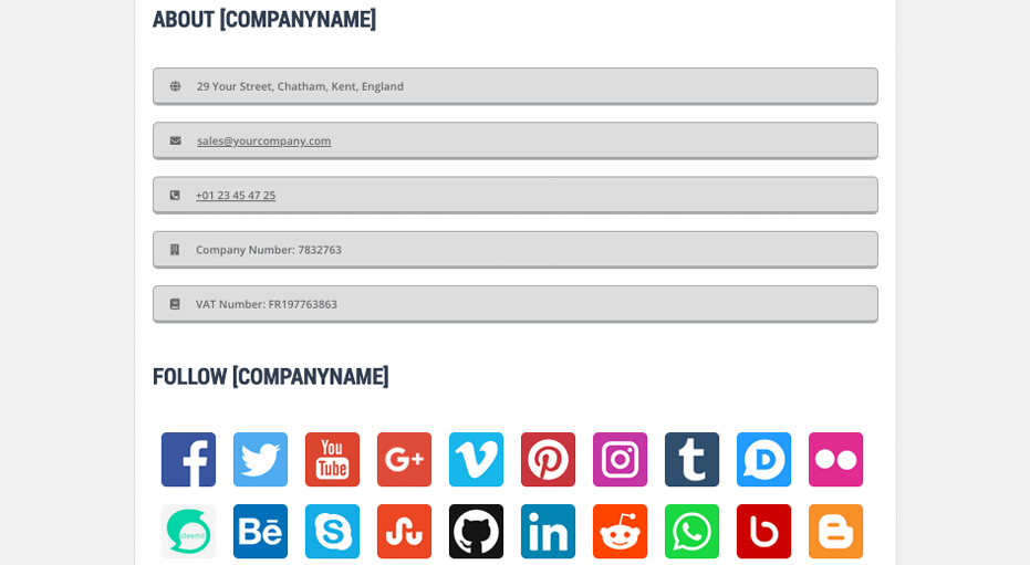 Widgets WordPress Themes